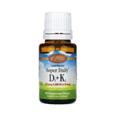 Carlson, Super Daily D3 + K2, 125 Mcg (5,000 IU) & 90 Mcg, 0.086 Fl Oz