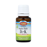 Carlson, Super Daily D3 + K2, 0.34 Fl Oz