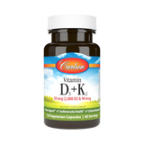 Carlson, Vitamin D3 + K2, 120 Vegetarian Capsules