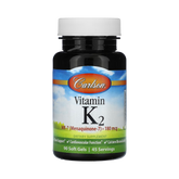 Carlson, Vitamin K2, 90 Soft Gels (90 mcg per Soft Gel)
