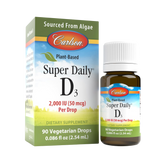 Carlson, Plant-Based Super Daily D3 2000 IU, 90 Drops