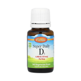 Carlson, Super Daily D3, 150 Mcg (6,000 IU), 0.35 Fl Oz