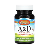 Carlson, Vitamin A & D, 100 Soft Gels