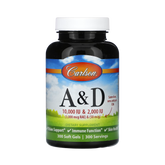 Carlson, Vitamins A & D, 300 Soft Gels