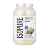 Isopure, Zero Carb Protein Powder, Creamy Vanilla, 3 lb (1.36 kg)