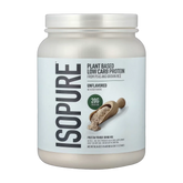 Isopure, Plant Based Low Carb Protein Powder, Unflavored, 1.15 lb (521 g)