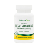 NaturesPlus, Natural Beta Carotene, 25,000 IU Vitamin A & Vitamin E, 90 Softgels