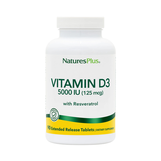 Natures Plus, Vitamin D3, Extended Release, 90 Vegan Tablets