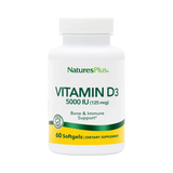 NaturesPlus, Vitamin D3, 125 Mcg, 60 Softgels
