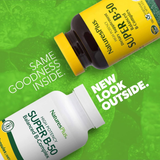 NaturesPlus, High Potency Super B-50, 180 Capsules