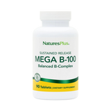 NaturesPlus, Mega B-100 Time Release, 90 Sustained Release Tablet