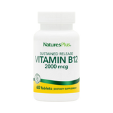 NaturesPlus, Sustained Release Vitamin B12, 2,000 Mcg, 60 Tablets