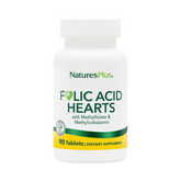 NaturesPlus, Folic Acid Hearts, 90 Tablets