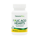 NaturesPlus, Folic Acid Hearts, 90 Tablets