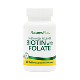 NaturesPlus, Sustained Release Biotin & Folate, 30 Tablets