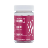 NaturesPlus, Biotin Gummies, Raspberry, 5,000 Mcg, 60 Gummies