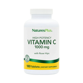 NaturesPlus, Vitamin C 1000 Mg with Rose Hips, 180 Tablet