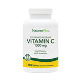 NaturesPlus, Sustained Release Vitamin C, 1000 Mg, 180 Tablets
