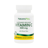 NaturesPlus, Vitamin C with Rose HIPS, 500 Mg, 90 Capsules