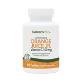 NaturesPlus, Orange Juice Jr Chewable Vitamin C, Natural Orange, 100 Mg, 90 Tablets