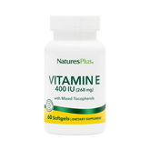 NaturesPlus, Vitamin E 400 IU Mixed D-Tocopherol, 60 Softgels