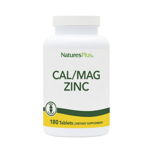 NaturesPlus, Cal/Mag Zinc, 180 Tablets