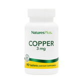NaturesPlus, Copper, 3 Mg, 90 Tablets