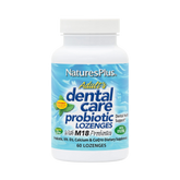 NaturesPlus, Adult's Dental Care Probiotic Lozenges, Peppermint, 60 Lozenges