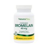 NaturesPlus, Chewable Bromelain, Pineapple, 40 Mg, 180 Tablets