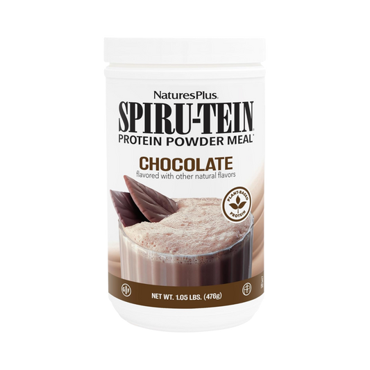 NaturesPlus, Spiru-Tein, Protein Powder Meal, Chocolate, 1.05 Lbs