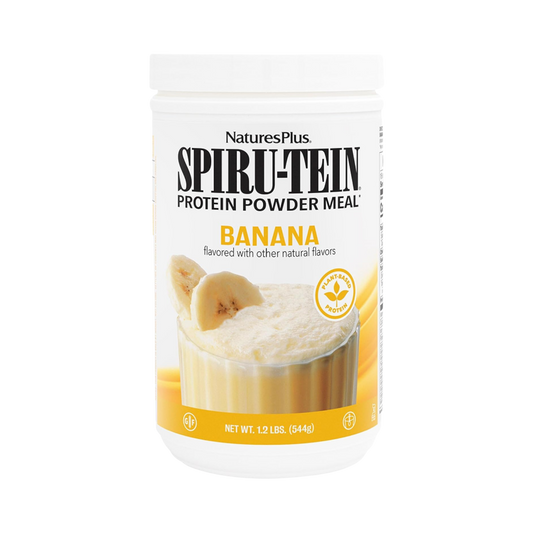 NaturesPlus, Spiru-Tein High-Protein Energy Meal-Banana, 1.2 lbs Powder
