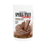 NaturesPlus, SPIRU-TEIN WHEY Shake, Chocolate, 1 Lb