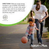 NaturesPlus, SPIRU-TEIN WHEY Shake, Chocolate, 1 Lb