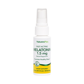 NaturesPlus, Melatonin, Fast Acting, Natural Peppermint, 1.5 Mg, 2 Fl Oz
