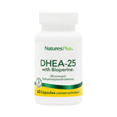 NaturesPlus, DHEA-25 with Bioperine, 60 Capsules
