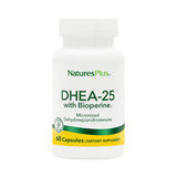 NaturesPlus, DHEA-25 with Bioperine, 60 Capsules