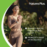 NaturesPlus, Pro L-Theanine 200, 60 Capsules