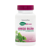 NaturesPlus, Herbal Actives Ginkgo Biloba, Extended Release, 120 Mg, 60 Vegan Tablets