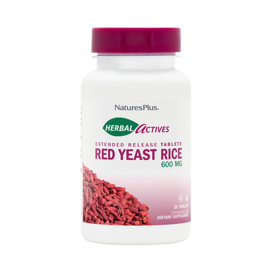 NaturesPlus, Herbal Actives, Red Yeast Rice, 600 Mg, 30 Tablets
