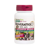 NaturesPlus, Herbal Actives Resveratrol, Extended Release, 125 Mg, 60 Vegetarian Tablets