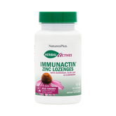 NaturesPlus, Herbal Actives, ImmunActin, Zinc Lozenges, Wild Cherry, 60 Lozenges