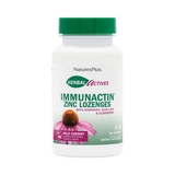 NaturesPlus, Herbal Actives, ImmunActin, Zinc Lozenges, Wild Cherry, 60 Lozenges