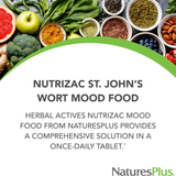 NaturesPlus, Herbal Actives NutriZAC Mood Food, 90 Tablets