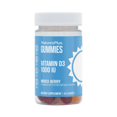 NaturesPlus, Vitamin D3 Gummies, Mixed Berry, 1,000 IU, 60 Gummies