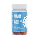 NaturesPlus, Vitamin D3 Gummies, Mixed Berry, 1,000 IU, 60 Gummies