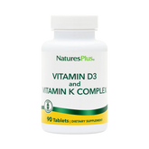 NaturesPlus, Vitamin D3 and Vitamin K Complex, 90 Tablets