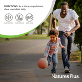 NaturesPlus, Chewable D & K Complex, Mixed Berry, 60 Tablets