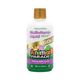 NaturesPlus, Animal Parade Gold, Multivitamin Liquid, Tropical Berry, 30 Fl Oz