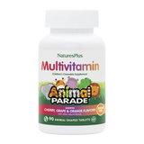 NaturesPlus, Animal Parade, Multivitamin, Children's Chewable Supplement, Cherry, Grape & Orange, 90 Animal-Shaped Tablets