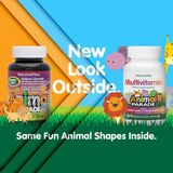 NaturesPlus, Animal Parade, Multivitamin, Children's Chewable Supplement, Cherry, Grape & Orange, 90 Animal-Shaped Tablets